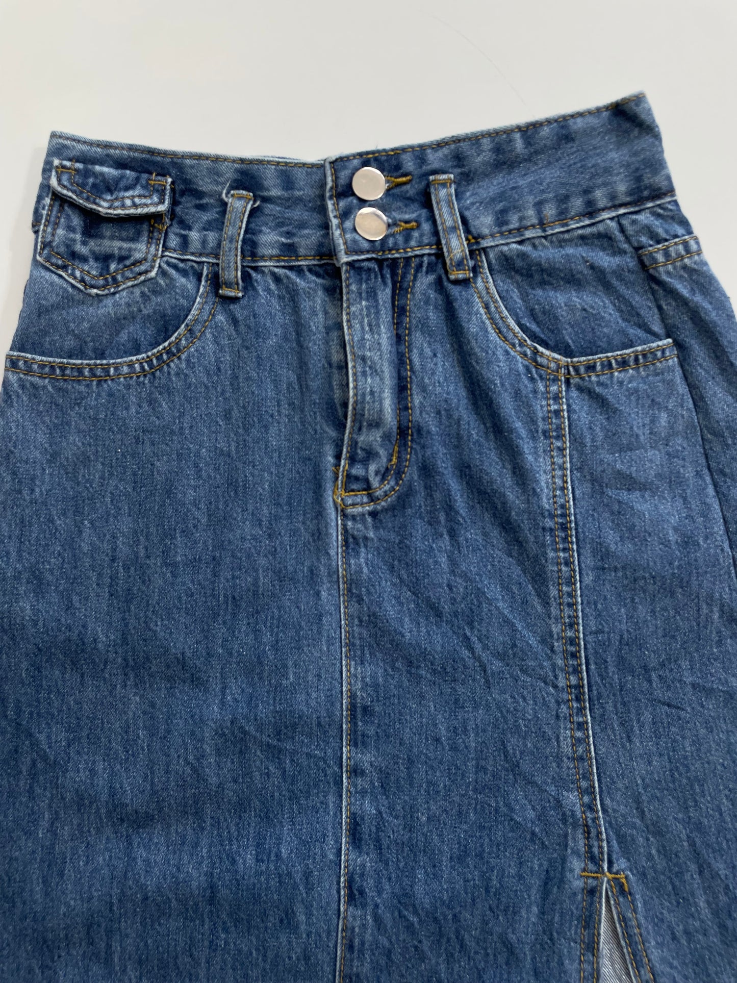 Long Denim Skirt-Waist 24