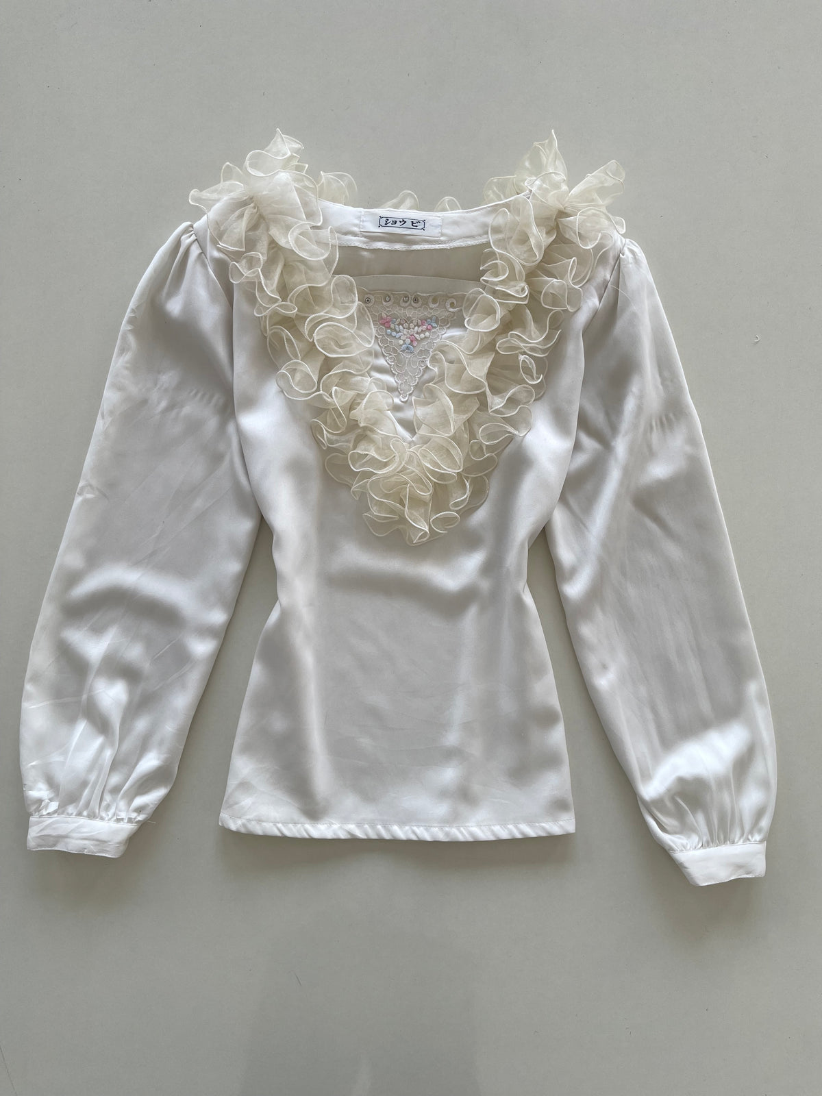 Ruffle Vintage Top-Bust 40