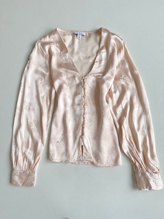 Topshop Satin Shirt-Bust 36