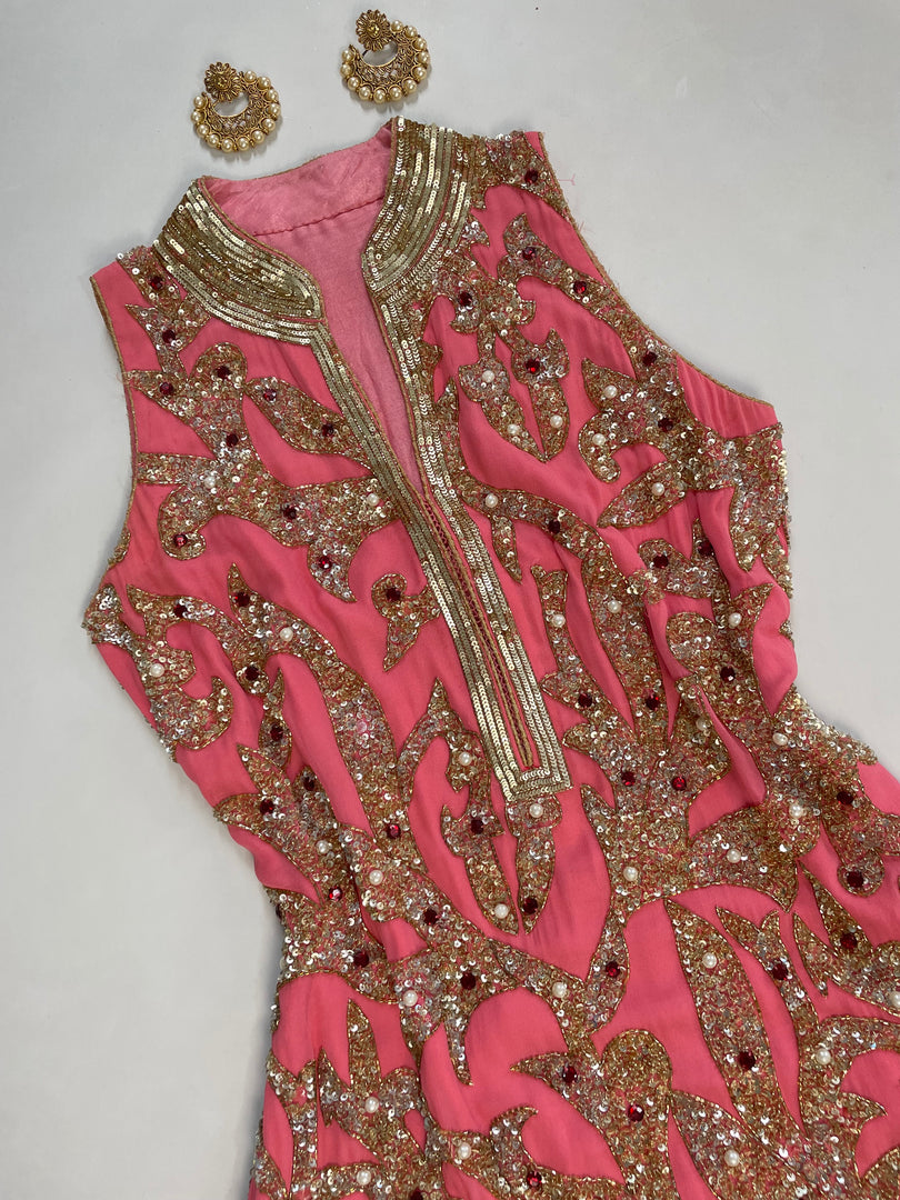 Heavily Hand Embroidered Kurti-Bust 36