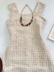 31 Fashion Tweed Dress-Bust 32