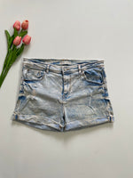 Load image into Gallery viewer, BERSHKA DENIM SHORTS - WAIST 30
