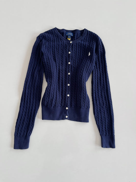 Ralph Lauren 100% Cotton Vintage Cardigan-Bust 38