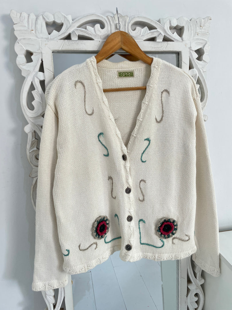 Esprit Embroidered Vintage Sweater-Bust 42