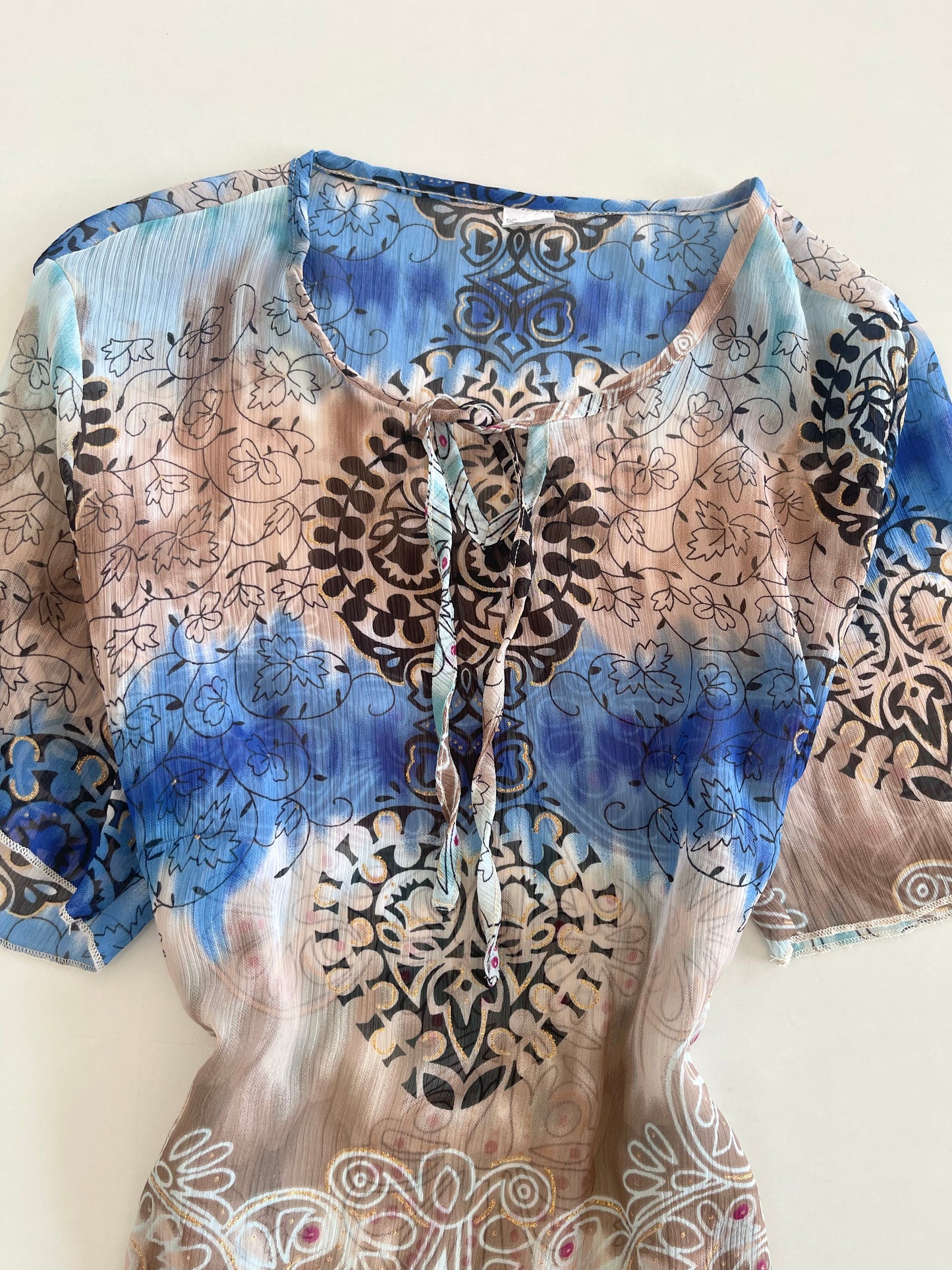 Vintage Sheer Top-Bust 46