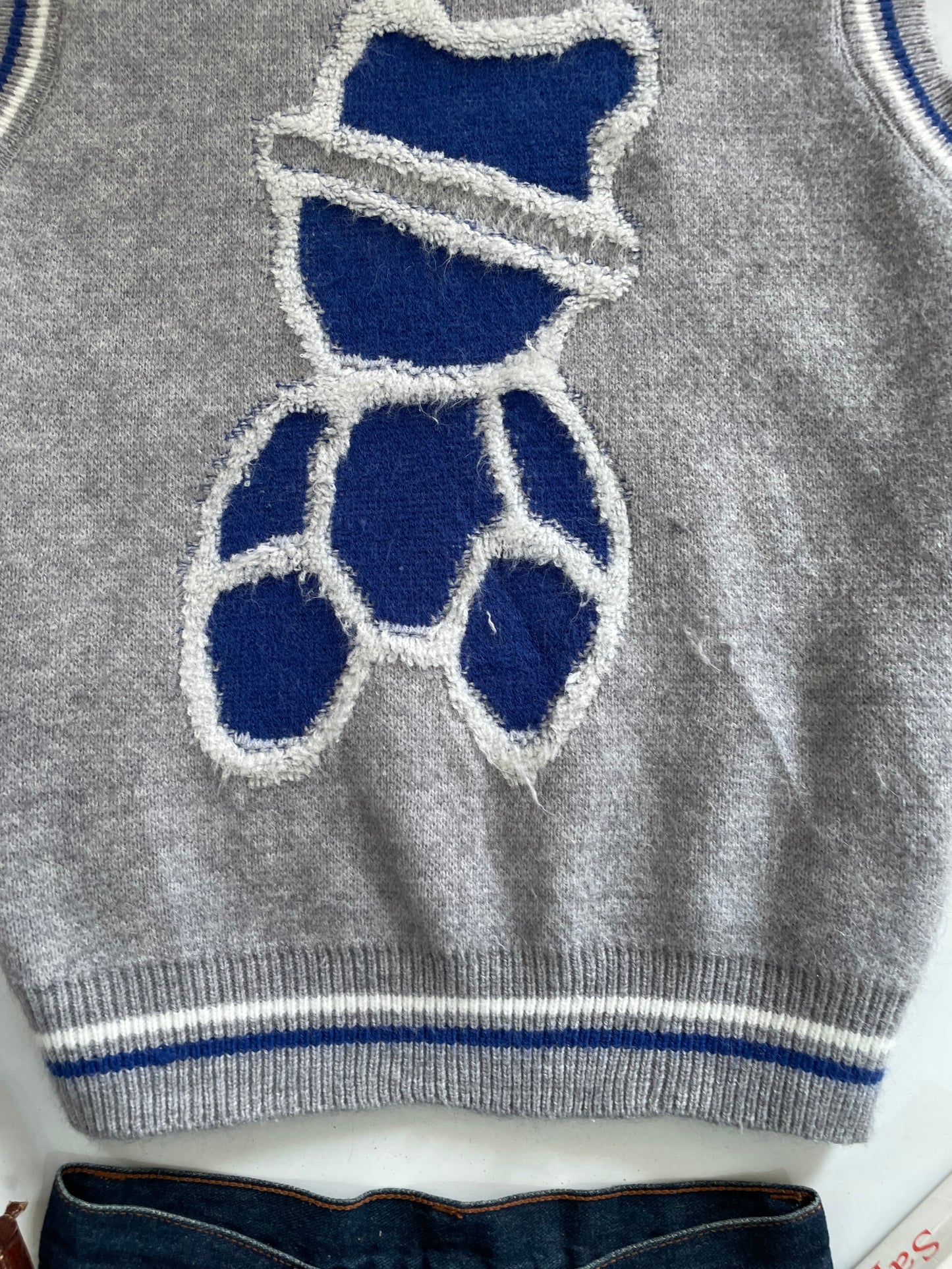 Chunky Sweater Vest-Bust 44