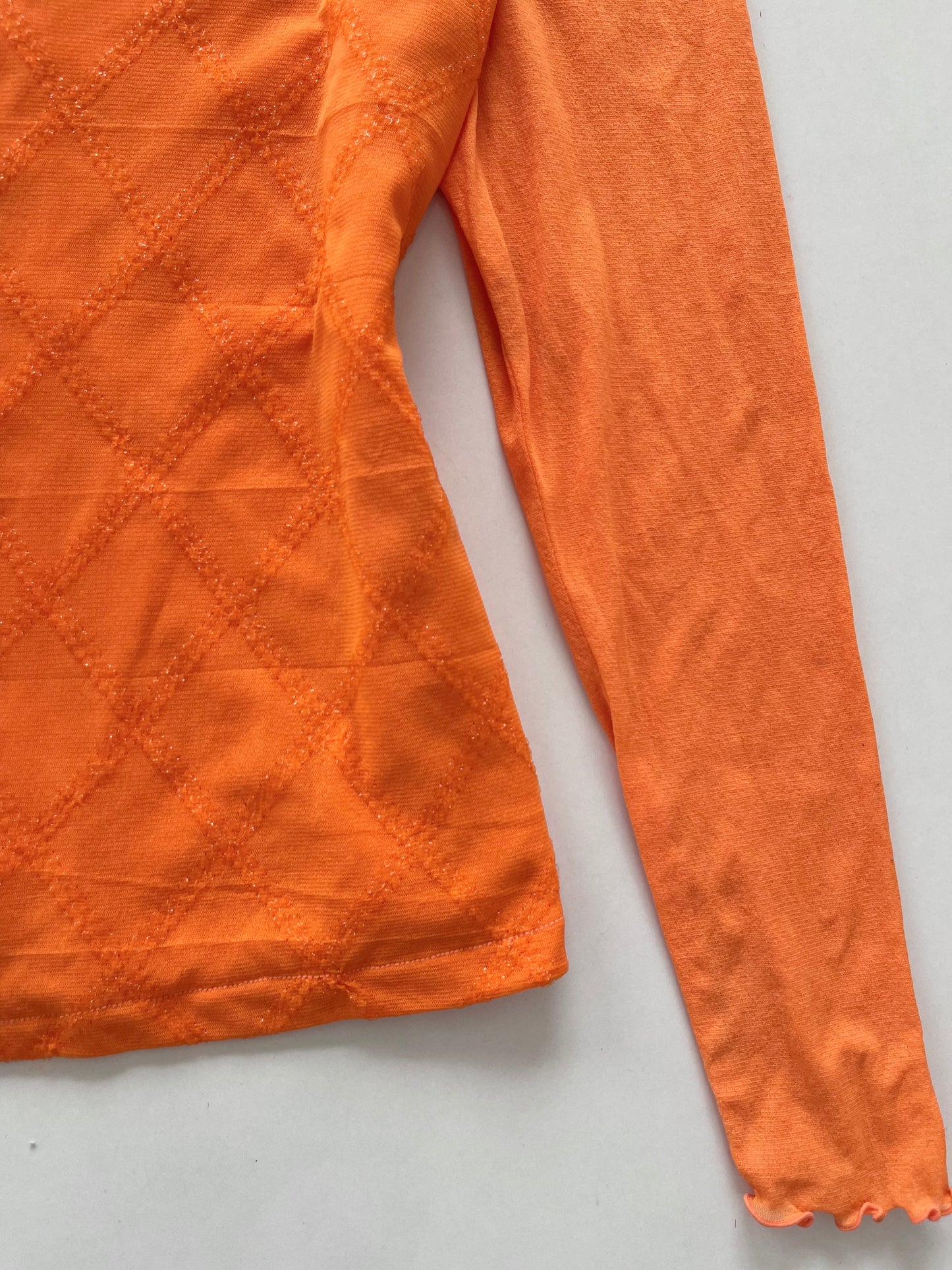 Tangerine Y2k Top-Bust 38 to 40