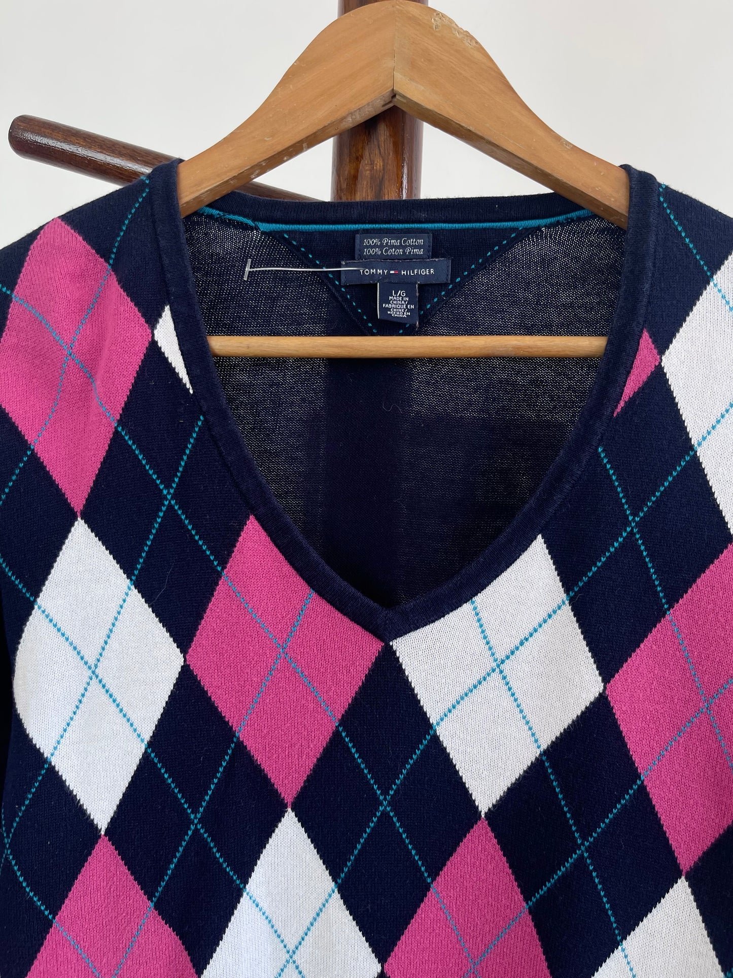 Tommy Hilfiger 100%Pima Cotton Vintage Sweater-Chest 38