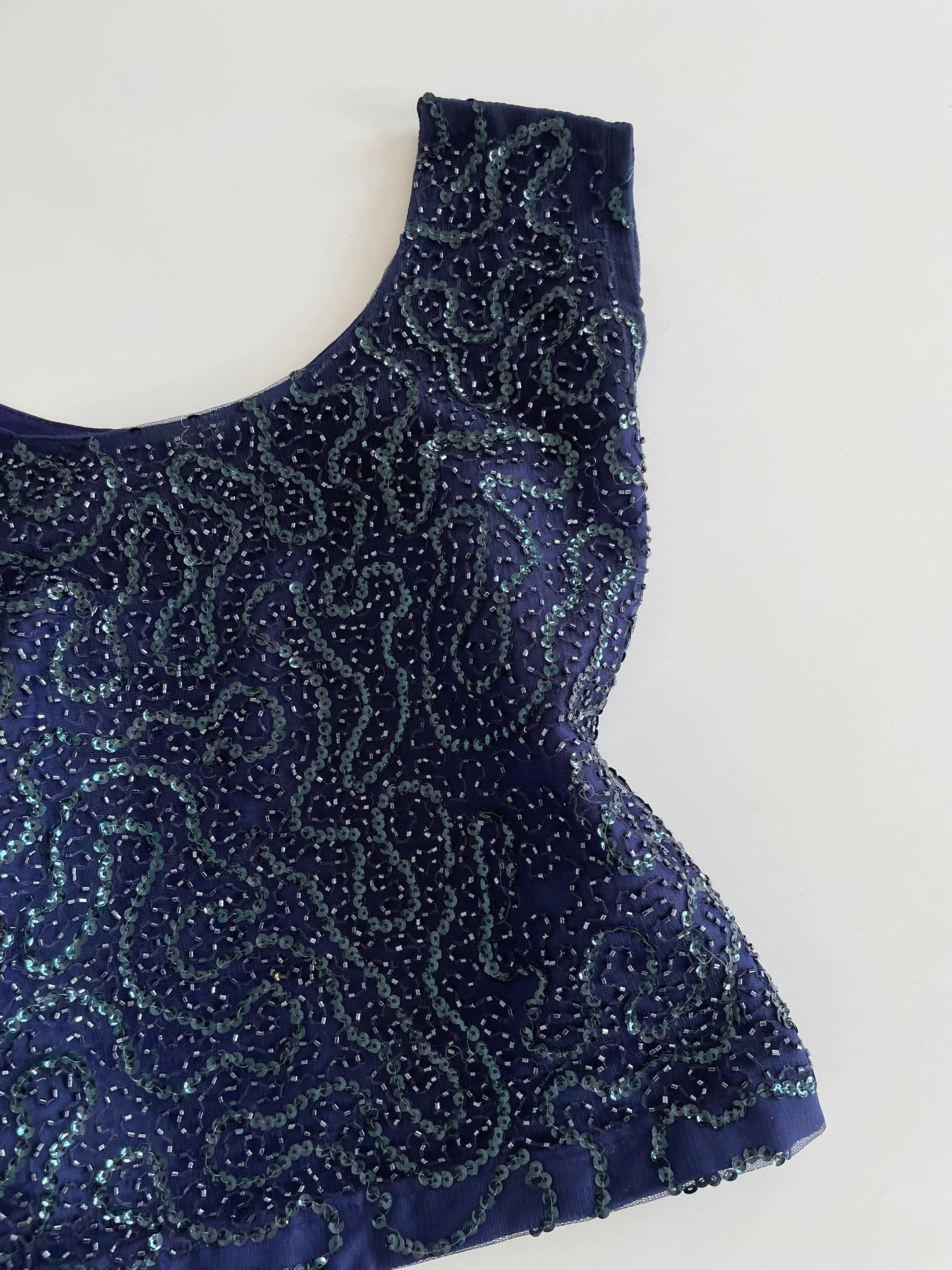 Embroidered Desi Top-Bust 40