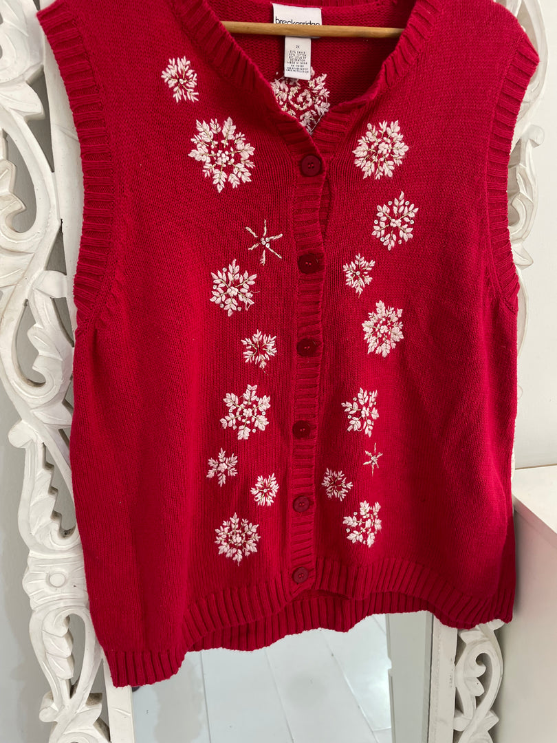 Breckenridge Christmas Sweater Vest-Bust 42