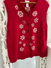 Breckenridge Christmas Sweater Vest-Bust 42