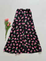 Load image into Gallery viewer, ZARA SATIN FLORAL SKIRT - WAIST 30
