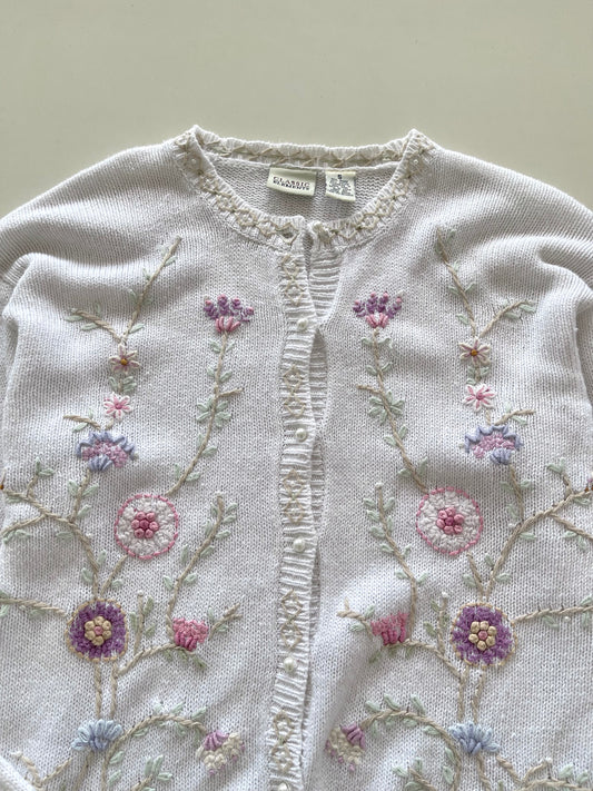 Classic Elements Embroidered Vintage Sweater-Bust 46