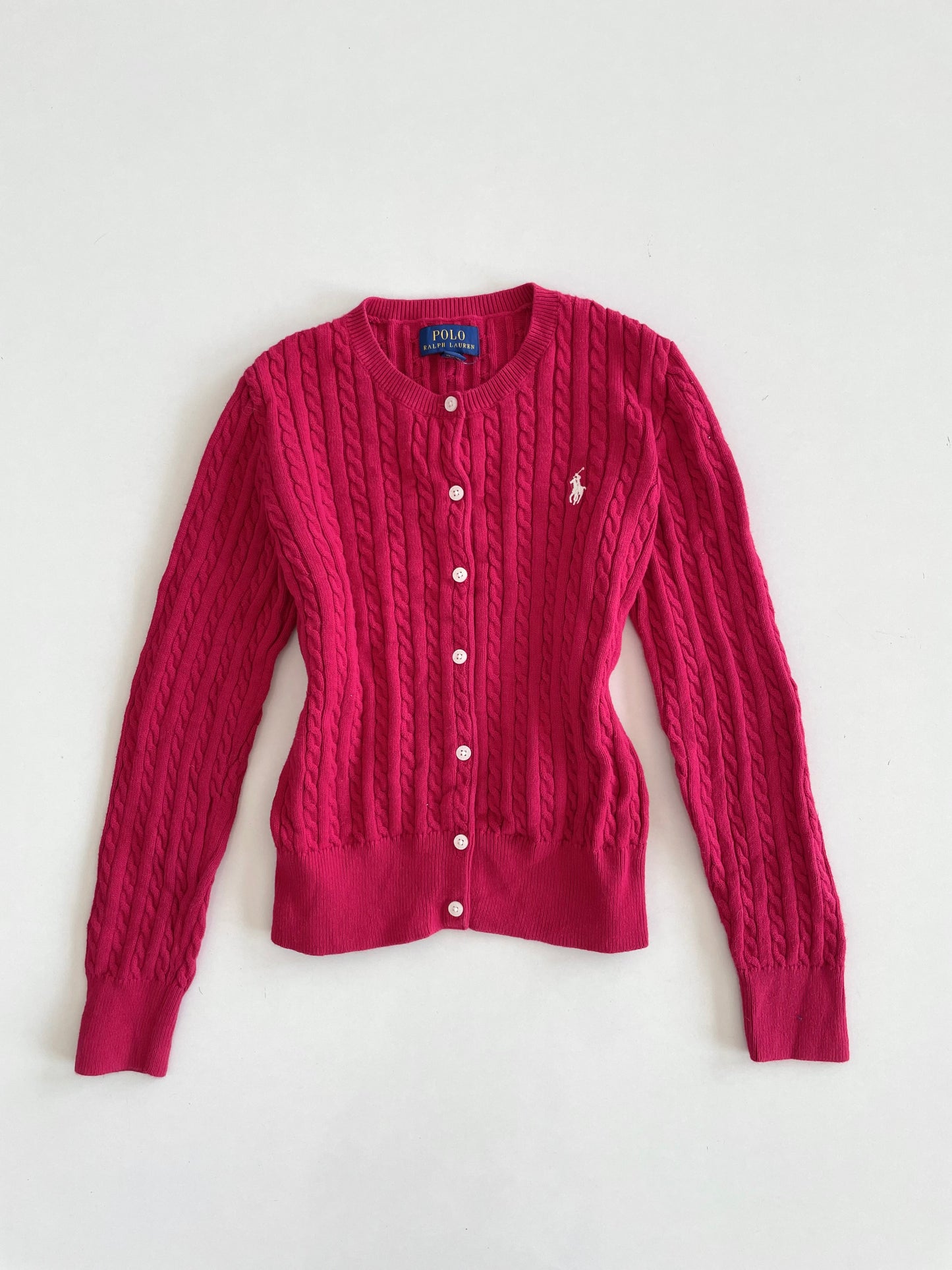 Ralph Lauren 100% Cotton Vintage Cardigan-Bust 30 to 32