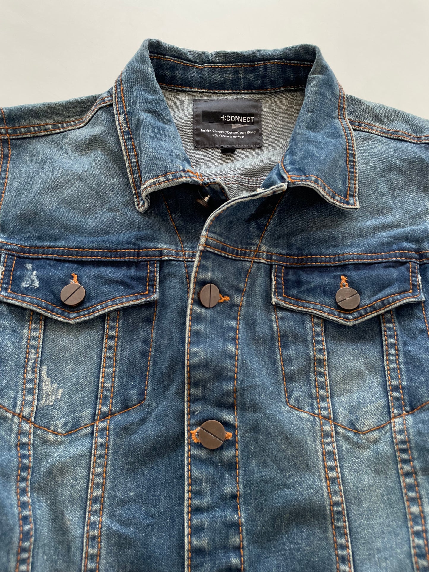 H Connect Denim Jacket-Bust 40