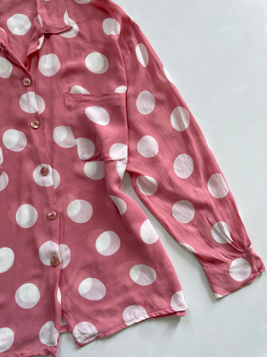 Polka Dot Shirt-Bust 42