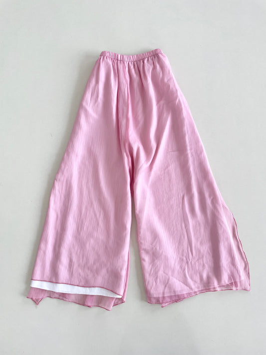 Pink Flowy Pants-Bust 24 to 30