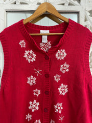Breckenridge Christmas Sweater Vest-Bust 42