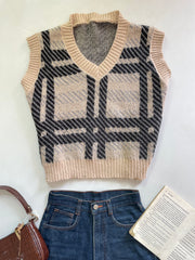 Chunky Sweater Vest-Bust 44