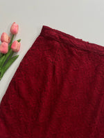 Load image into Gallery viewer, SANGRIA LACE SKIRT - WAIST 28
