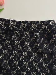 PURE ALFRED SUNG BLACK LACE SKIRT - WAIST 34