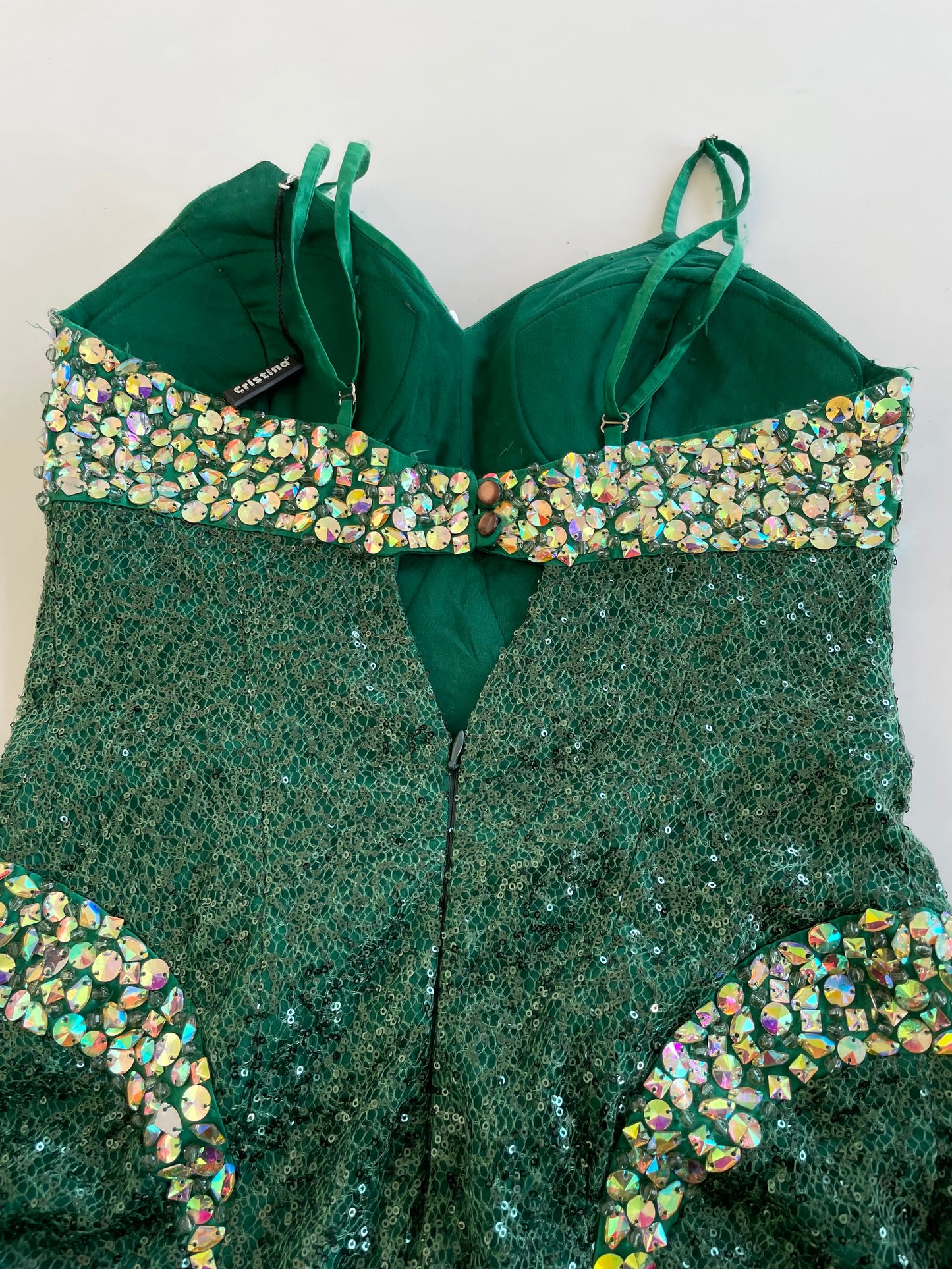 Cristina New Tagged Vintage Heavily Embellished-Bust 34