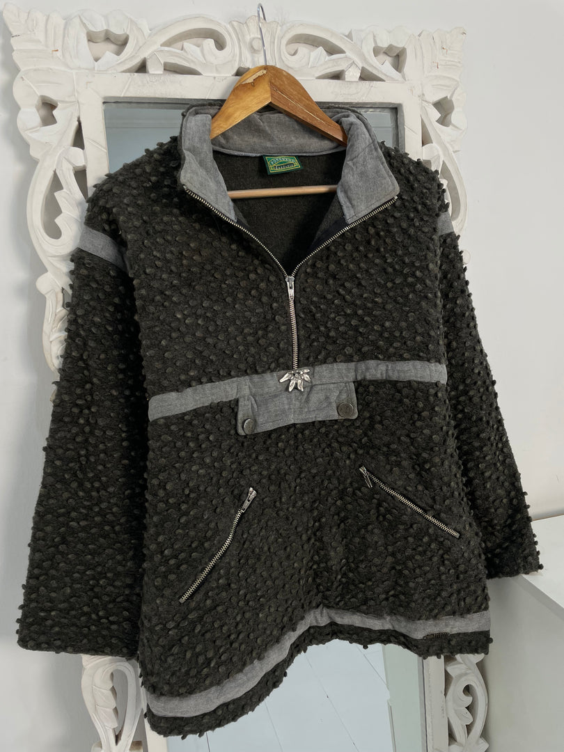 Vintage Thick Fleece Jacket-Chest 42