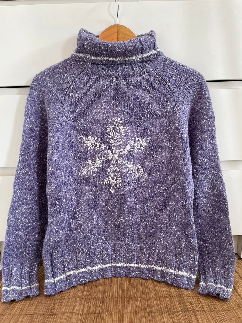 Embroidered Christmas Sweater-Bust 38