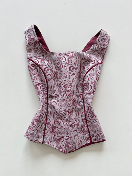 Mille Luce Jacquard Paisley Top-Bust 32 to 34
