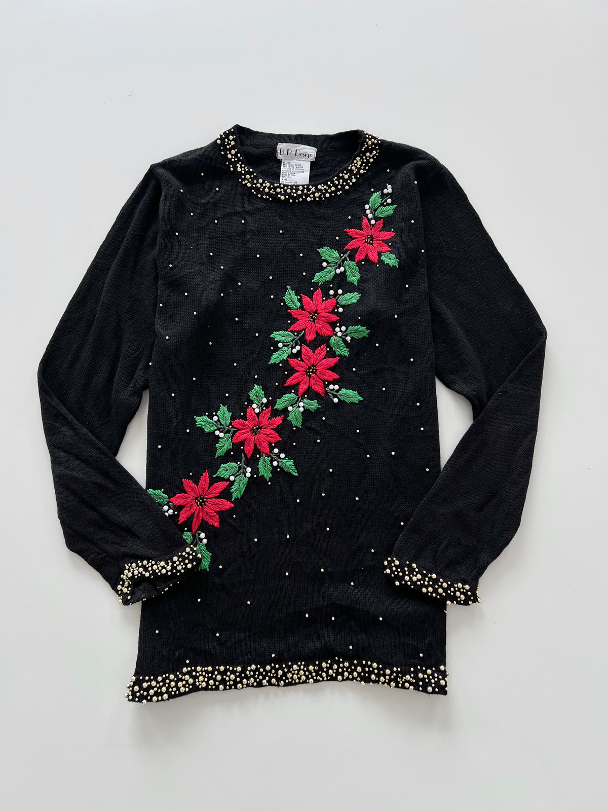 BPDesign Embroidered Sweater-Bust 44