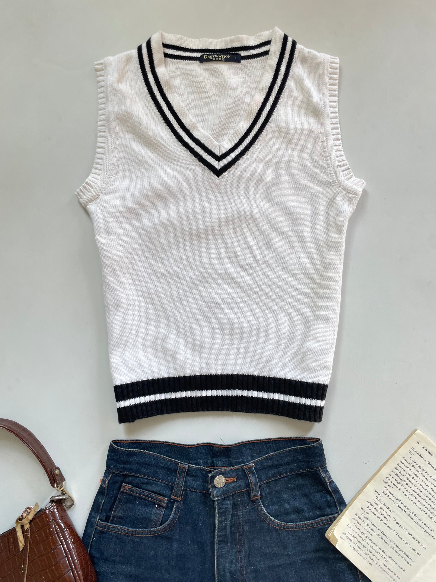 Chunky Sweater Vest-Bust 34