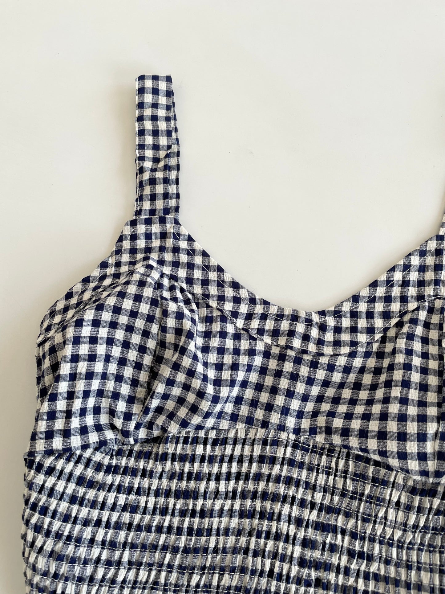 Gingham Top-Bust 30