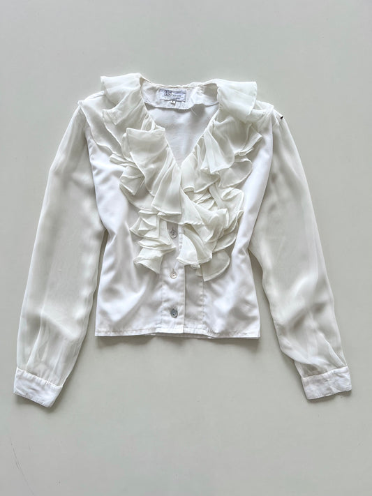 Dusseldorf Vintage Ruffle Top-Bust  42