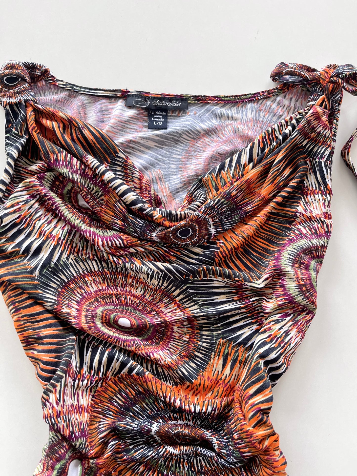 Studio Mode Cowl Neck Vintage Top-Bust 44 to 46
