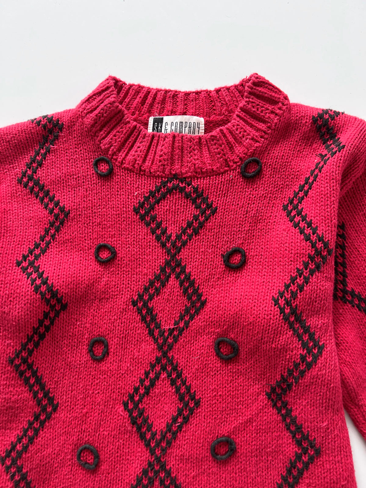 Sk&Company Embroidered Sweater-Bust 36