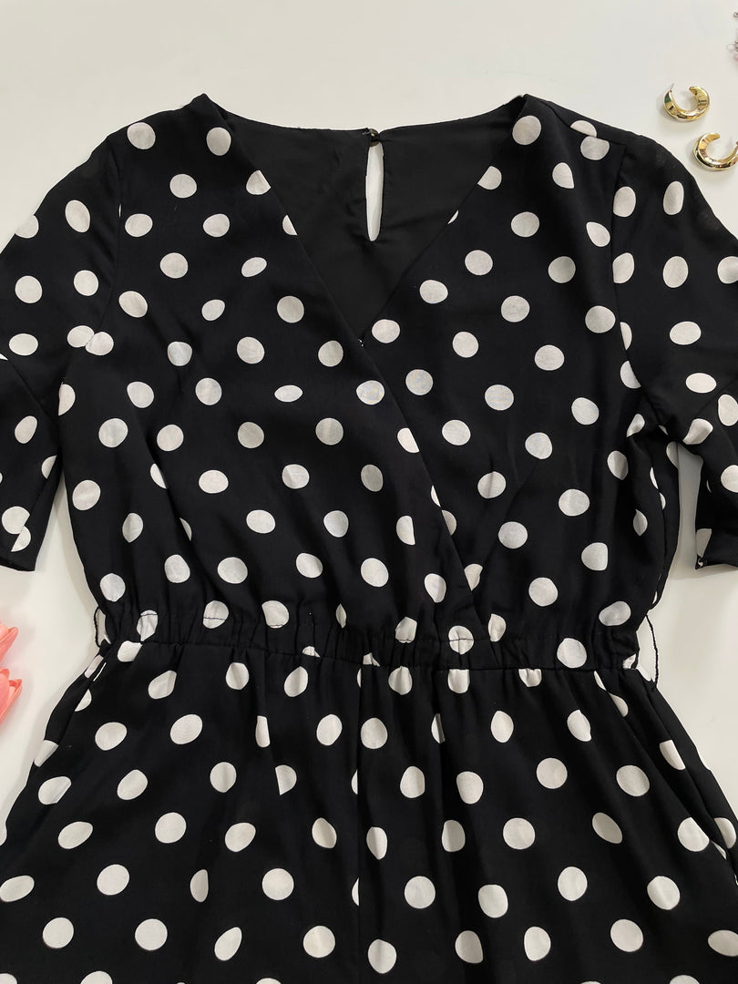 Polka dot Romper-Bust 34