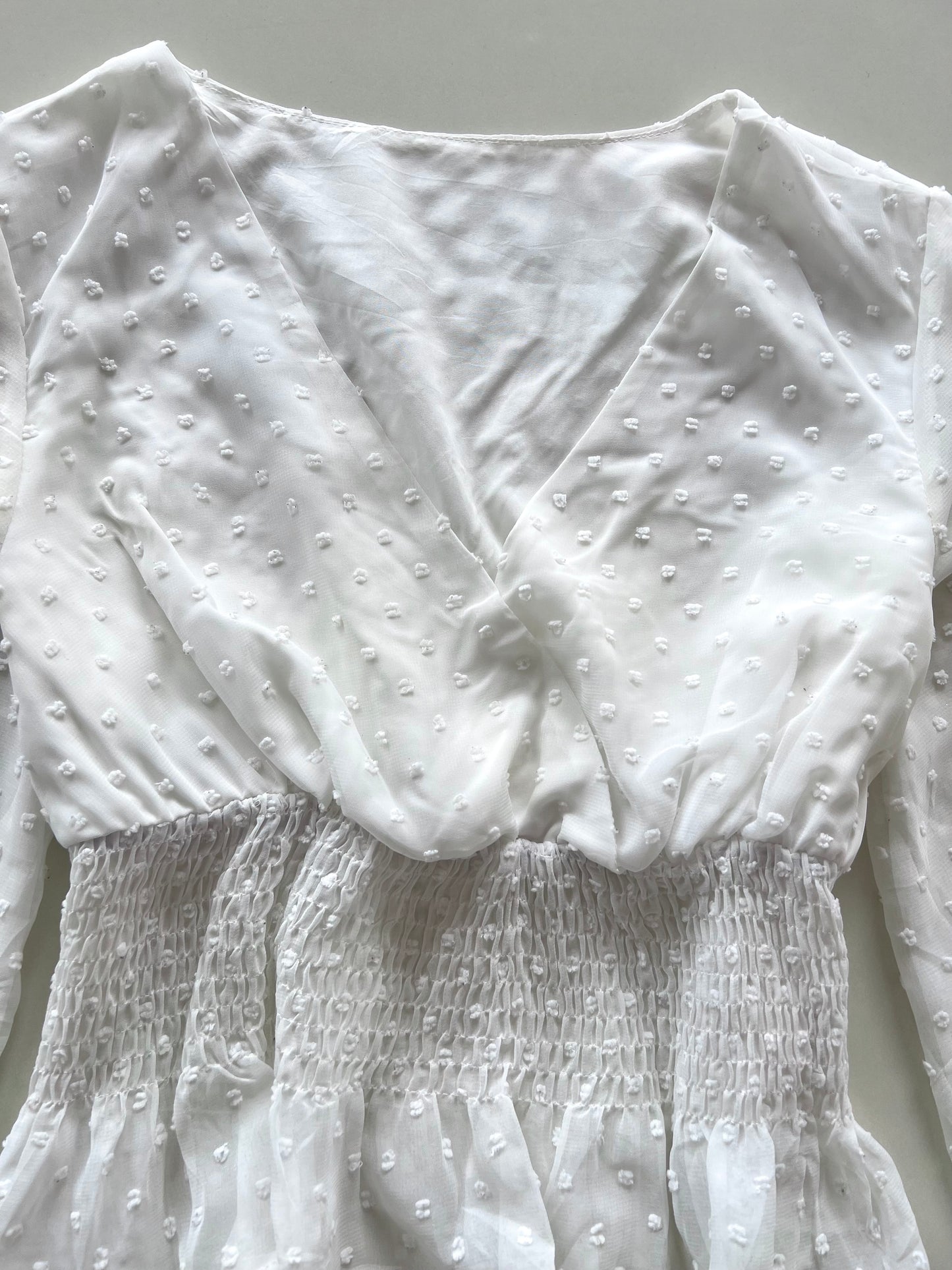 Pearl White Top-Bust 36