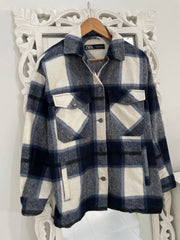 Zara Thick Warm Shacket-Chest 46