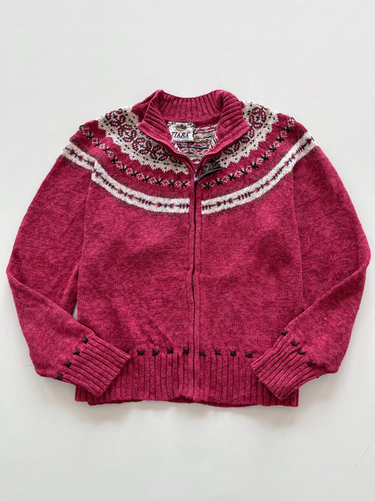 Tiara Embroidered zipper-Bust 46