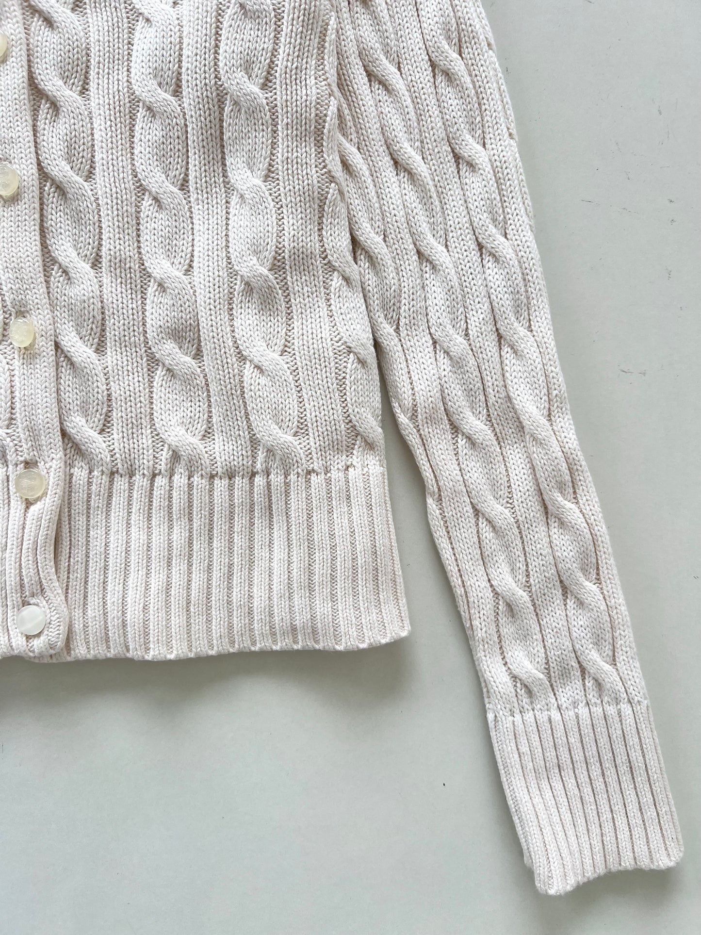 Ralph Lauren 100% Cotton Vintage Cardigan-Bust 32