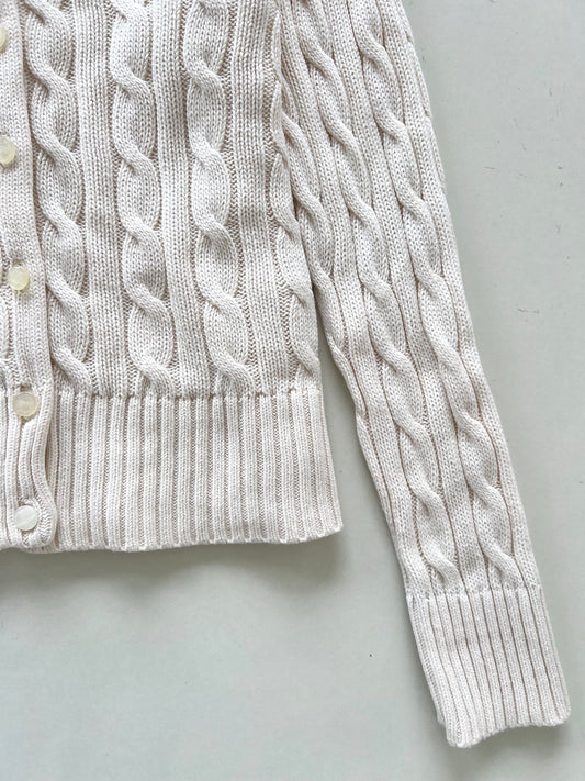 Ralph Lauren 100% Cotton Vintage Cardigan-Bust 32