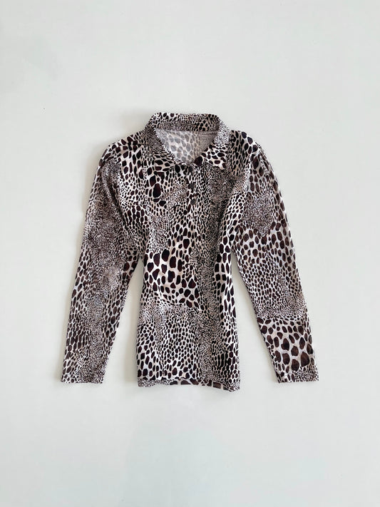 Animal Print Top-Bust 38 to 40