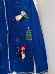 Embroidered Christmas Sweater-Bust 48