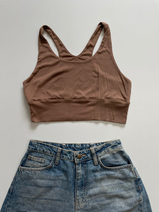 Earthy Rib Top-Bust 34 to 38