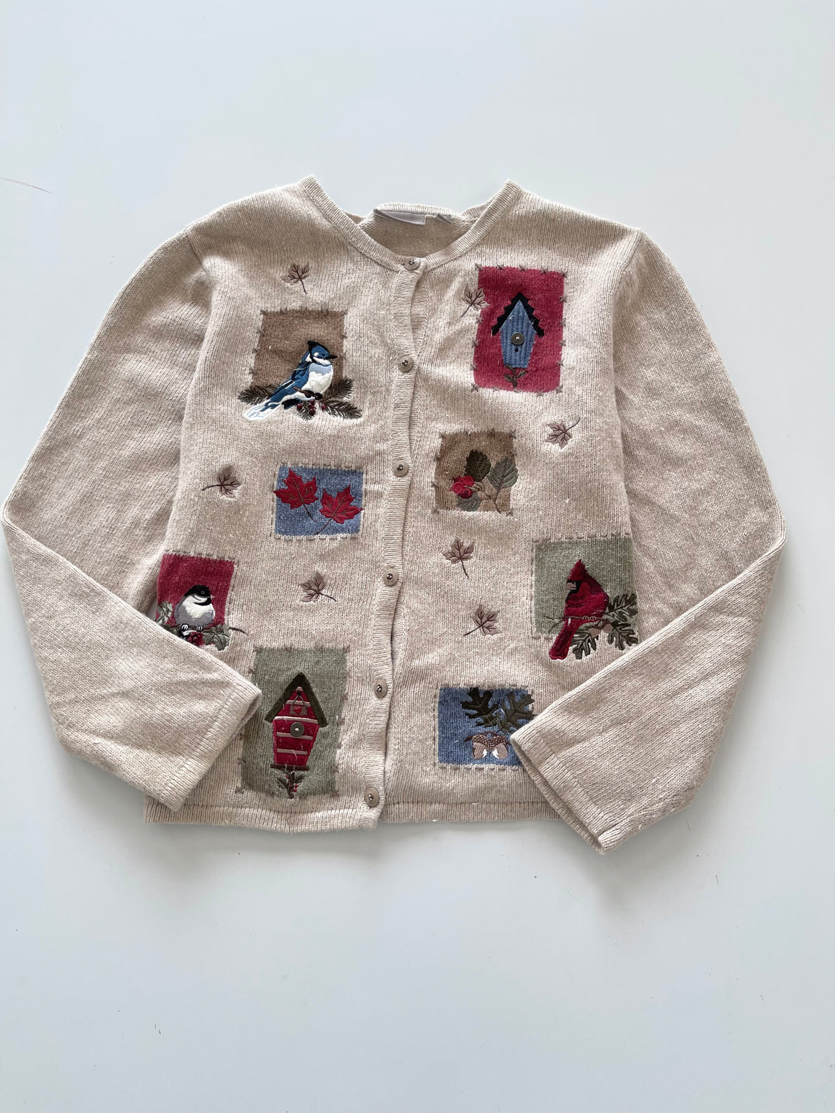 Croft&Barrow Embroidered Cardigan Sweater-Bust 48