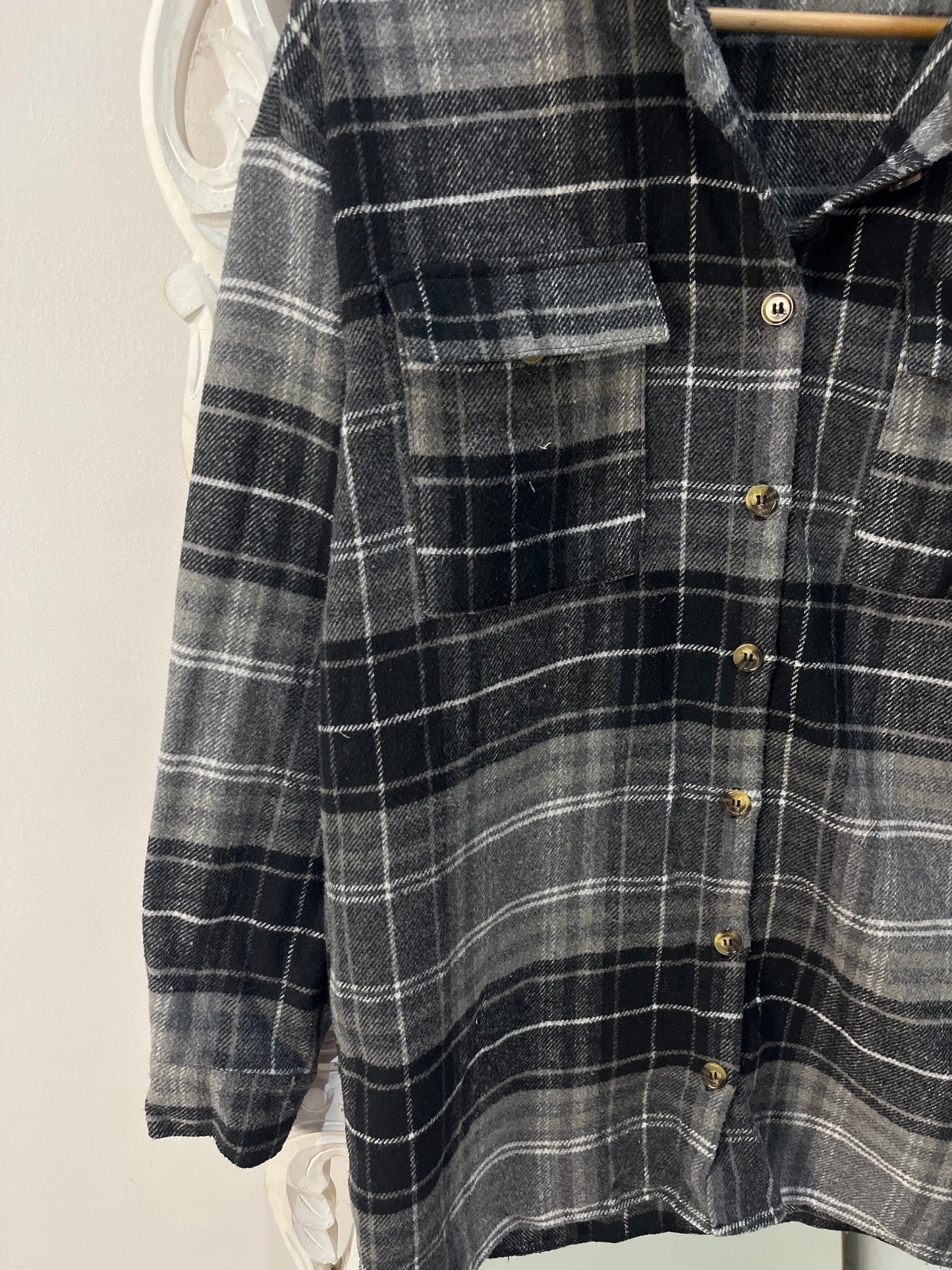Noisy May Super Thick Shacket-Chest 42