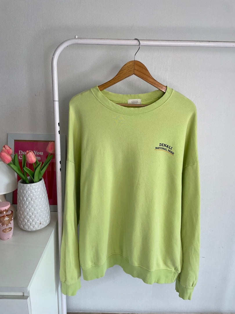 VISION TEA GREEN SWEATSHIRT - BUST 52