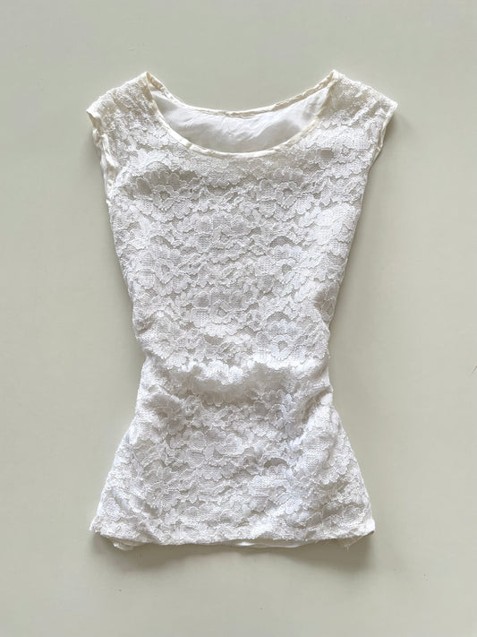 Swan Lace Top-Bust 36