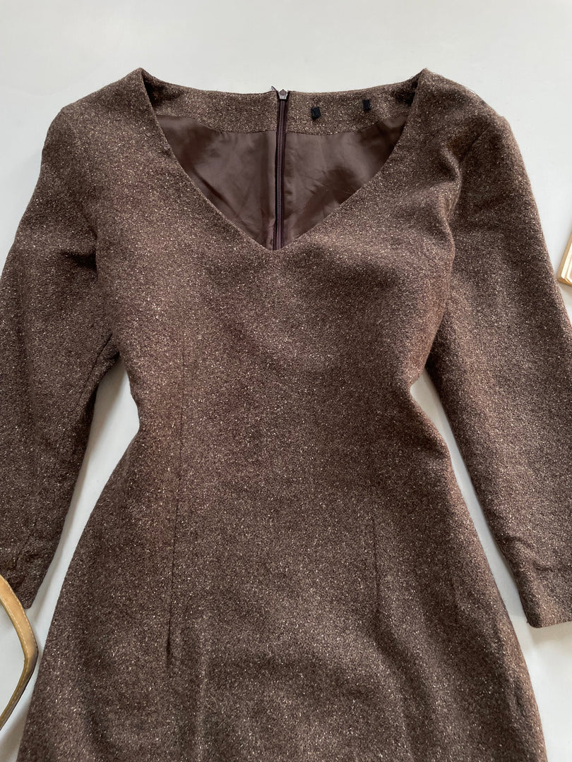 Winter Tweed Dress-Bust 34