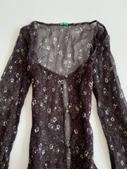 United Colors Of Benetton Sheer Dress-Bust 36